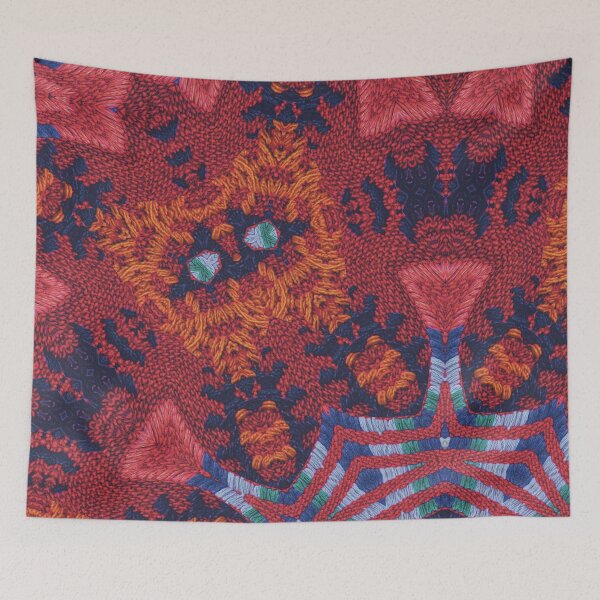 Item preview, ABSTRACT PATTERN ASYMMETRICAL TRIBAL TURKISH CARPET #6# designed and sold by Ralek.
