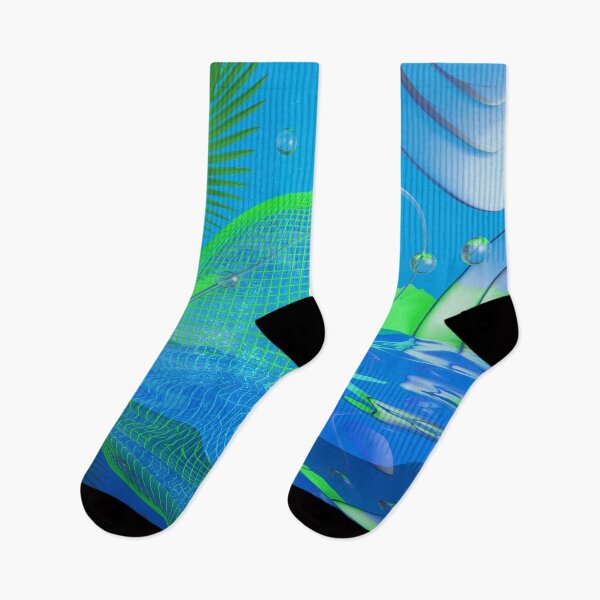 Artikelvorschau, fantasie natur grün öko frutiger aero y2k psycedelic bunt sommer strand vibes abstrakt entworfen und verkauft von CYBER-ROR.