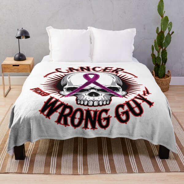 Item preview, Cancer Picked the Wrong Guy Survivor's Bold Statement designed and sold by Amanda's Factory.