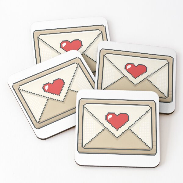 Item preview, 8-Bit Love Letter – Retro Pixel Art with Heart designed and sold by digitalscrabble.