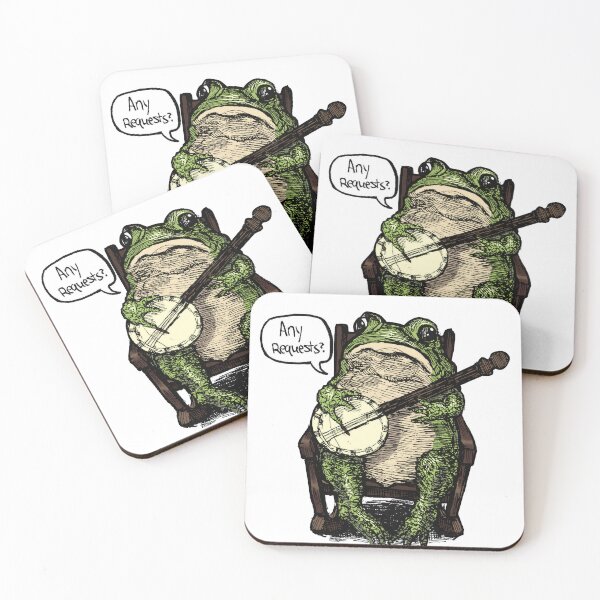 Item preview, Banjo Frog (Any Requests?) - Cute Vintage Frog Design designed and sold by PlumeMoth.