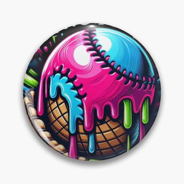 Item preview, Baseball Ice Cream Colorful designed and sold by WojtiWu.