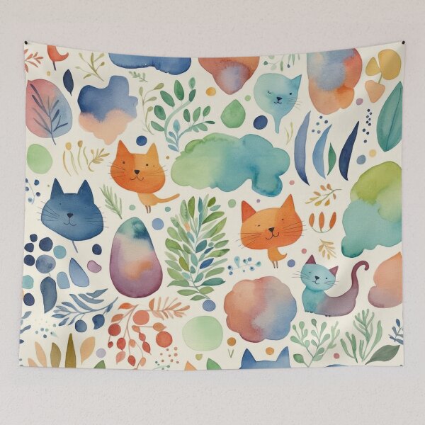 Item preview, Cats pattern designed and sold by Plavighun.