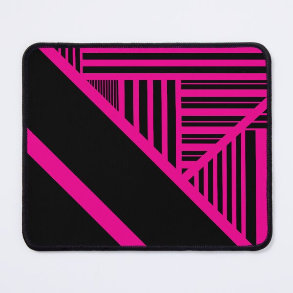 Item preview, Triangle Stripes in Magenta and Black designed and sold by LAEC-Shop.
