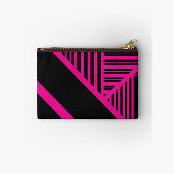 Item preview, Triangle Stripes in Magenta and Black designed and sold by LAEC-Shop.