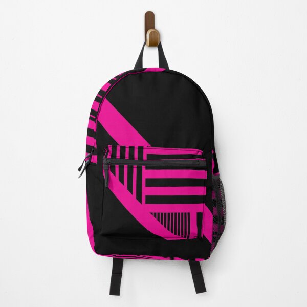 Item preview, Triangle Stripes in Magenta and Black designed and sold by LAEC-Shop.