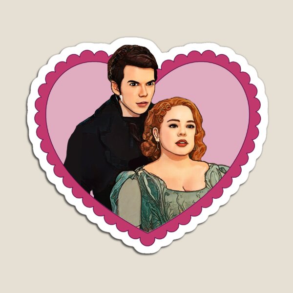 Aperçu de l'œuvre Pénélope et Colin Polin Amour Coeur créée et vendue par baranskini.