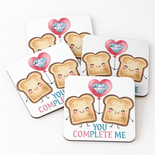 Item preview, Perfect Pair: Toast and Love designed and sold by StomirDesign.