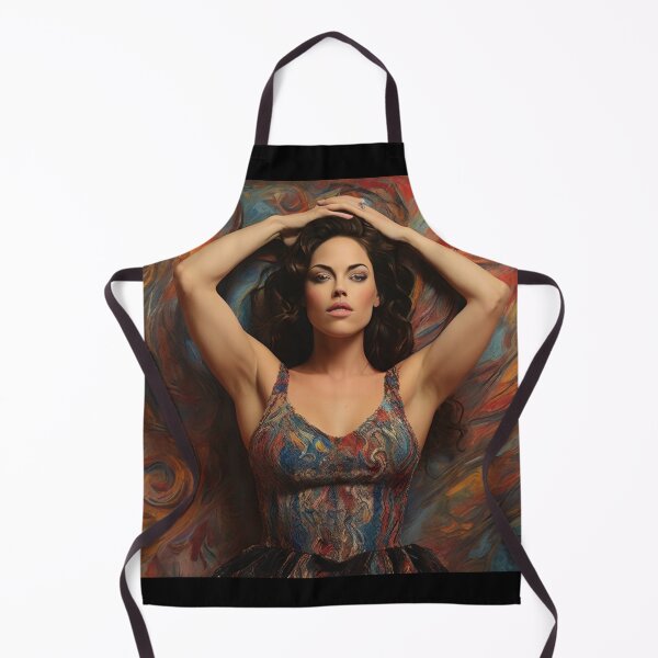 Item preview,  Expressionistic artwork featuring a beautiful woman designed and sold by Vintage Designs +.