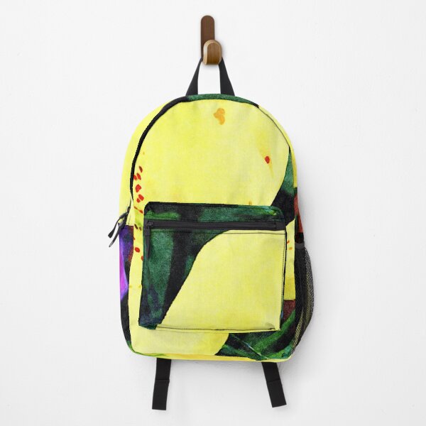 Item preview, Vibrant yellow lilies in a watercolor style against greenery designed and sold by GestaltImagery.