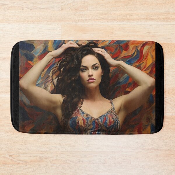 Item preview, Expressionistic artwork featuring a beautiful woman designed and sold by Vintage Designs +.