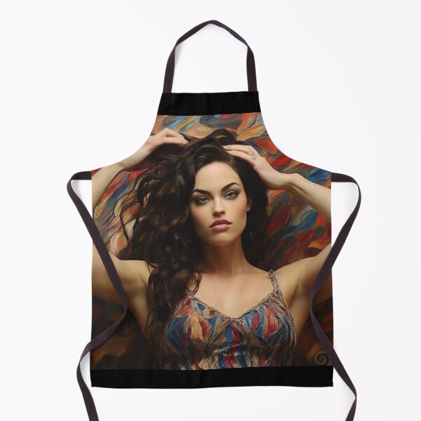 Item preview, Expressionistic artwork featuring a beautiful woman designed and sold by Vintage Designs +.