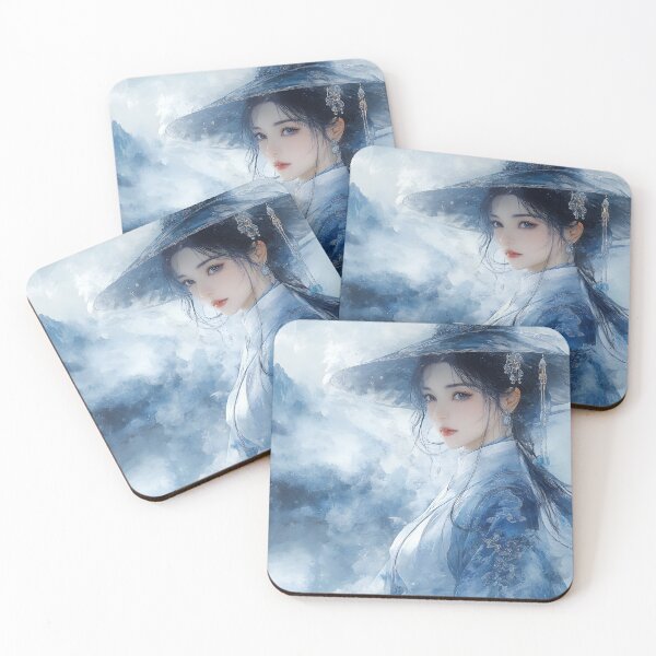 Item preview, Serene Beauty in Ethereal Blue Mountains and Clouds designed and sold by Artessie.