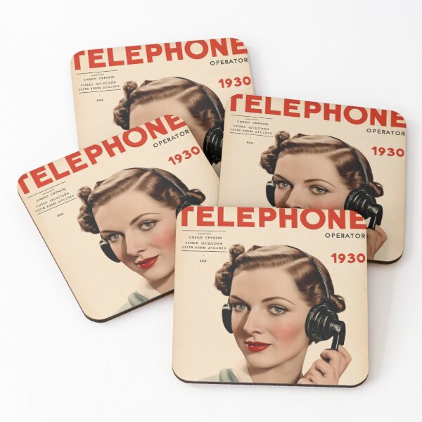 Item preview, Vintage Telephone Operator designed and sold by TheDarkWardrobe.