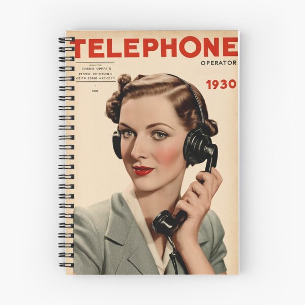 Item preview, Vintage Telephone Operator designed and sold by TheDarkWardrobe.