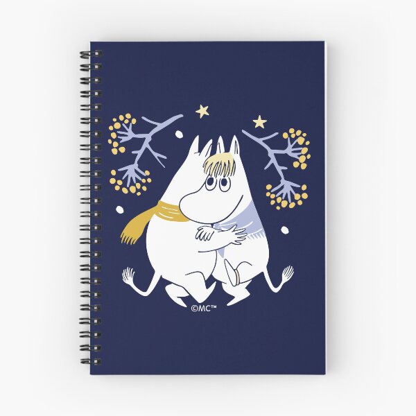 Item preview, Moomin Moomintroll & Snorkmaiden Dancing In The Snow designed and sold by MoominStore.