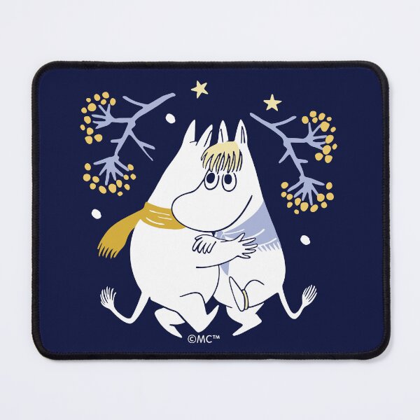 Item preview, Moomin Moomintroll & Snorkmaiden Dancing In The Snow designed and sold by MoominStore.