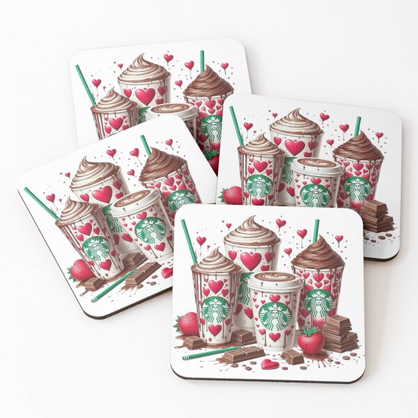 Item preview, Aromatic Delights: Coffee, Strawberries and Chocolate in Harmony designed and sold by Art-fashiontop.