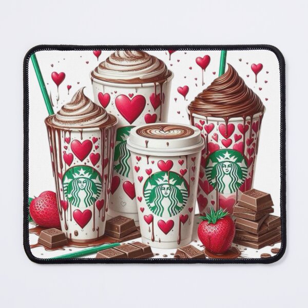 Item preview, Aromatic Delights: Coffee, Strawberries and Chocolate in Harmony designed and sold by Art-fashiontop.