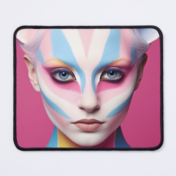 Item preview, Portrait of a Catwoman with fancy makeup and clothes designed and sold by anytka.