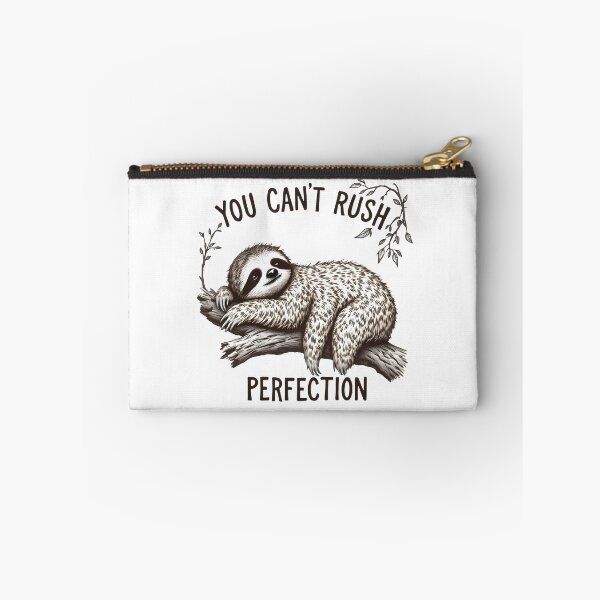Item preview, You Can’t Rush Perfection Sloth Lazy Humor Cute Animal Design   designed and sold by Queen1120.