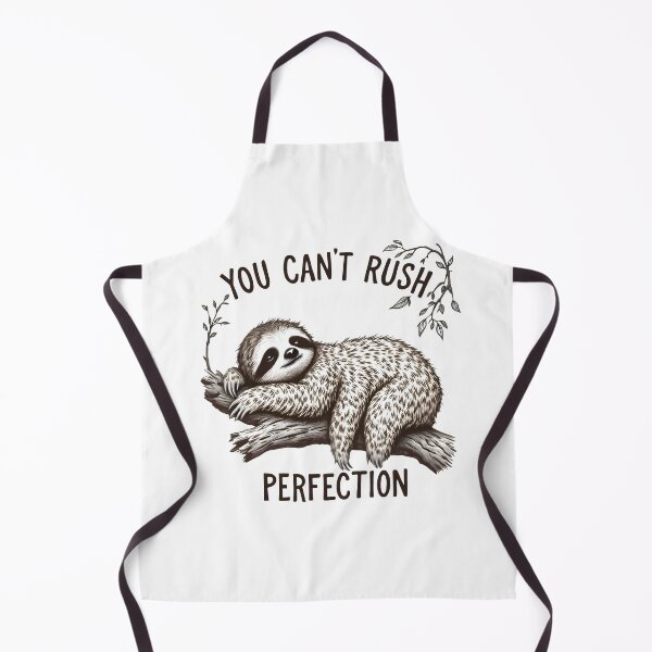 Item preview, You Can’t Rush Perfection Sloth Lazy Humor Cute Animal Design designed and sold by Queen1120.