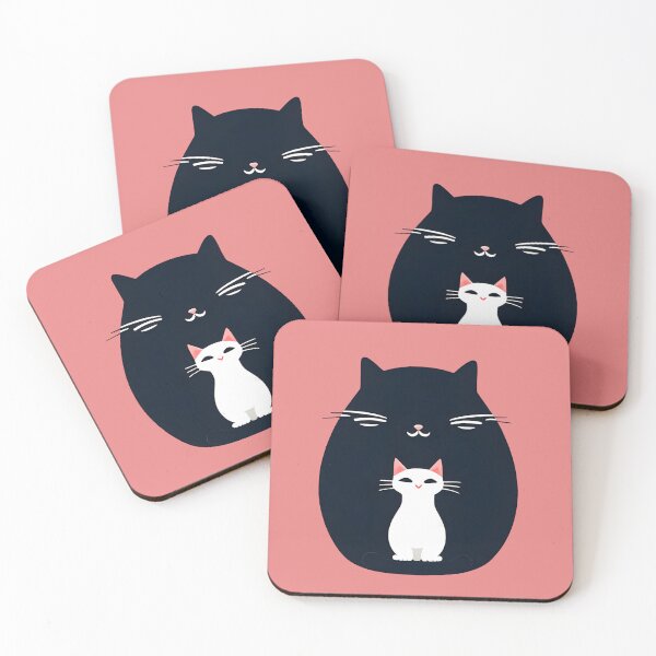 Item preview, Big and Small Cat Portrait | Cat Art | Cat Portrait designed and sold by UnhingedBird.
