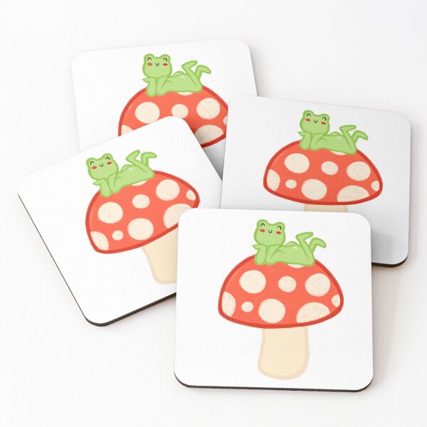 Item preview, Cheeky Frog on Mushroom designed and sold by Niviha.