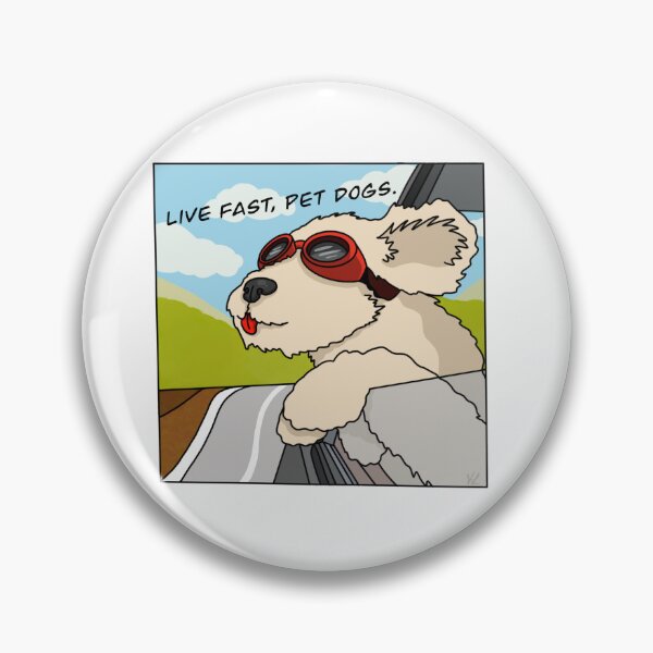 Item preview, Live fast, pet dogs designed and sold by Niviha.