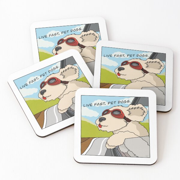 Item preview, Live fast, pet dogs designed and sold by Niviha.