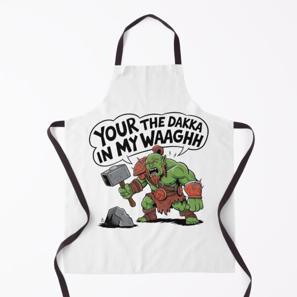 Item preview, Orc Warrior | Dakka and Waaagh Funny Gaming Design designed and sold by ArtsyElegance4U ⭐⭐⭐⭐⭐.