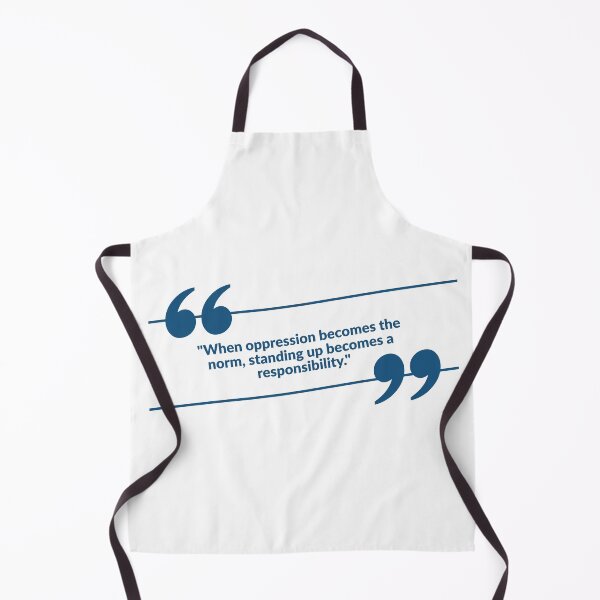 Item preview, "When oppression becomes the norm, standing up becomes a responsibility." designed and sold by Pawtastic Vibes.