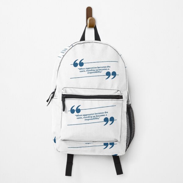 Item preview, "When oppression becomes the norm, standing up becomes a responsibility." designed and sold by Pawtastic Vibes.