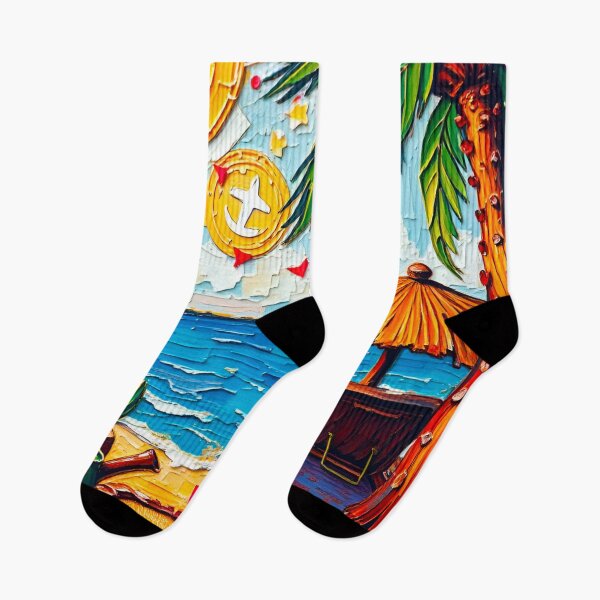 Item preview, Abstract Palm Tree Beach designed and sold by MatrixTattoo.