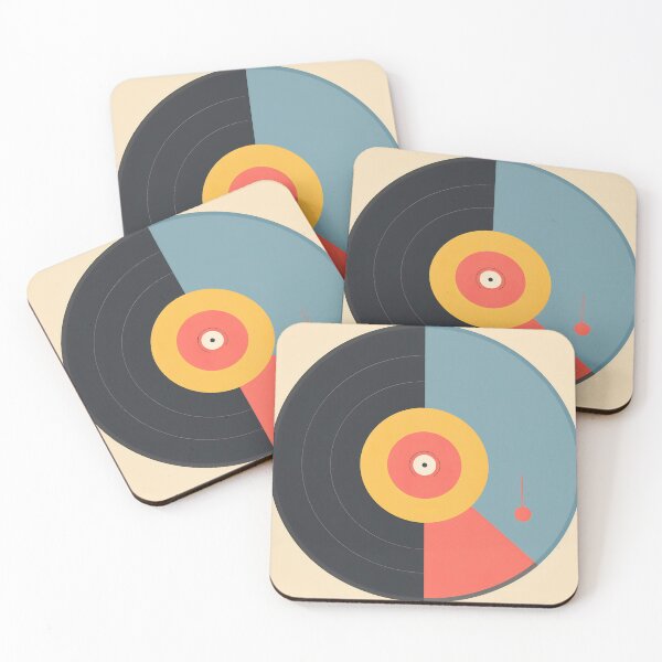 Item preview, Abstract colorful vinyl disc picture. Digital illustration. Ready to poster usage designed and sold by anytka.