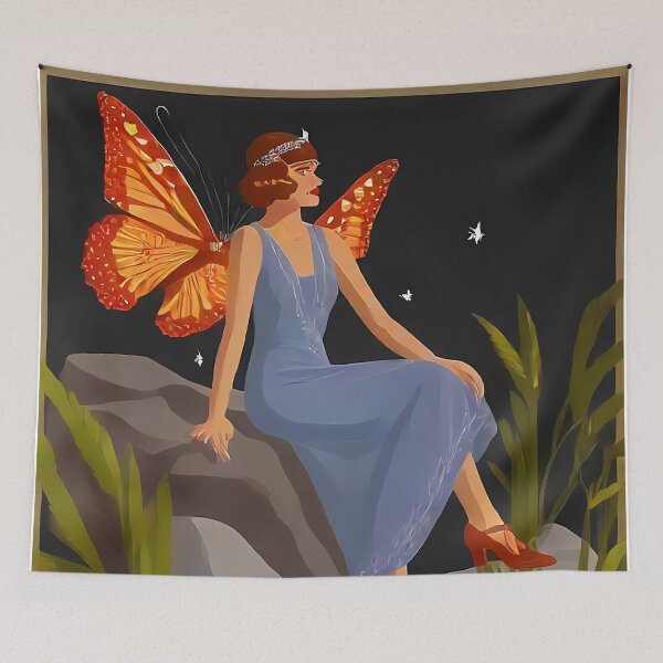 Item preview, Flapper Butterfly designed and sold by hikikiki.