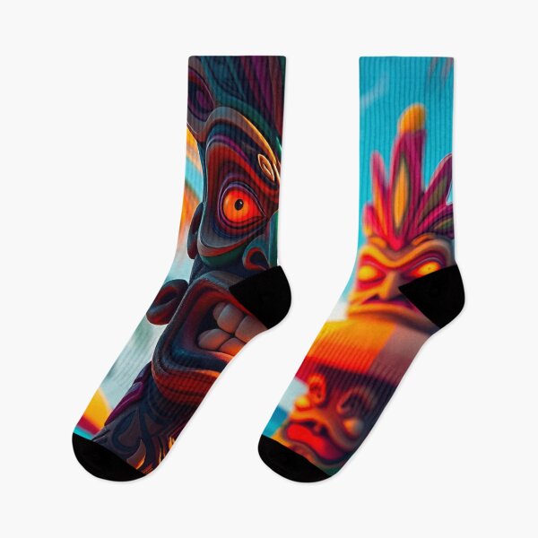 Item preview, Tiki Totem  designed and sold by MatrixTattoo.