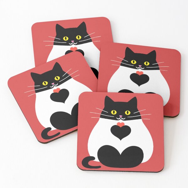 Item preview, Cat in Love Portrait | Cat Art | Cat Portrait | Cat Drawing designed and sold by UnhingedBird.