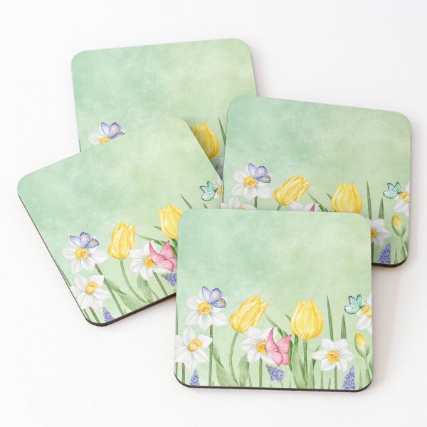 Item preview, Flowers and butterflies in spring designed and sold by VladislavDesigns.