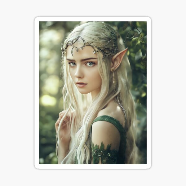 The Elf Princess Sticker