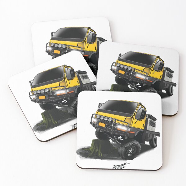 Item preview, mitsubishi canter 4x4 yellow  designed and sold by NaquashM.