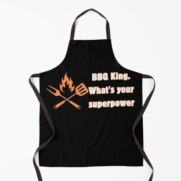 Item preview, BBQ King What's Your Superpower Funny Grilling Design    designed and sold by IceBathDESIGNS.