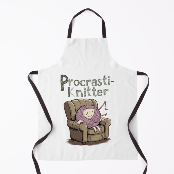 Item preview, Procrasti-Knitter designed and sold by PaleWhaleStudio.