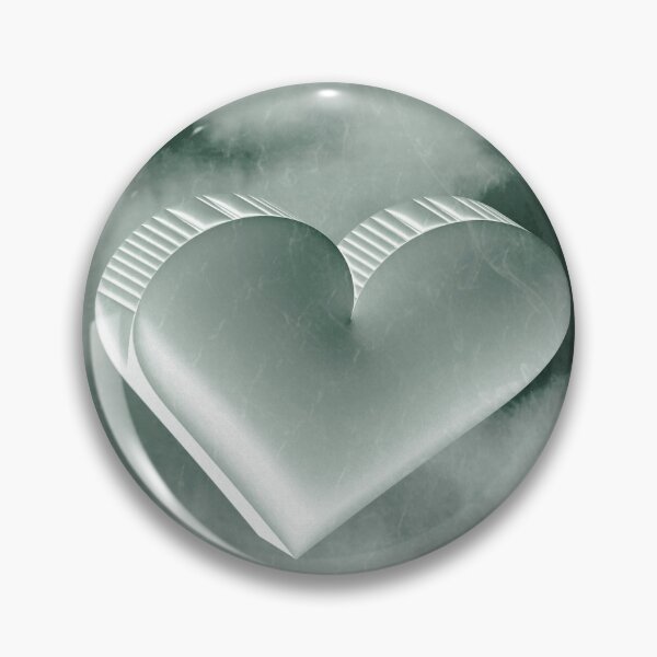 Item preview, Valentine's Day 3D Silver HEART - Watercolor for lovers for Saint Valentine 19 designed and sold by artoriginal.
