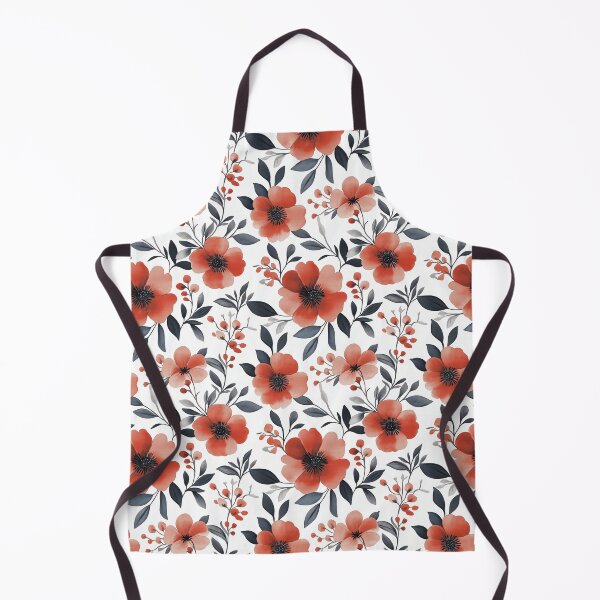 Item preview, Watercolor Art of Native Australian Flora, Red Poppy Flower designed and sold by PapuruDesigns.