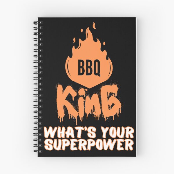 Item preview, BBQ King What's Your Superpower Funny Grilling Design designed and sold by IceBathDESIGNS.
