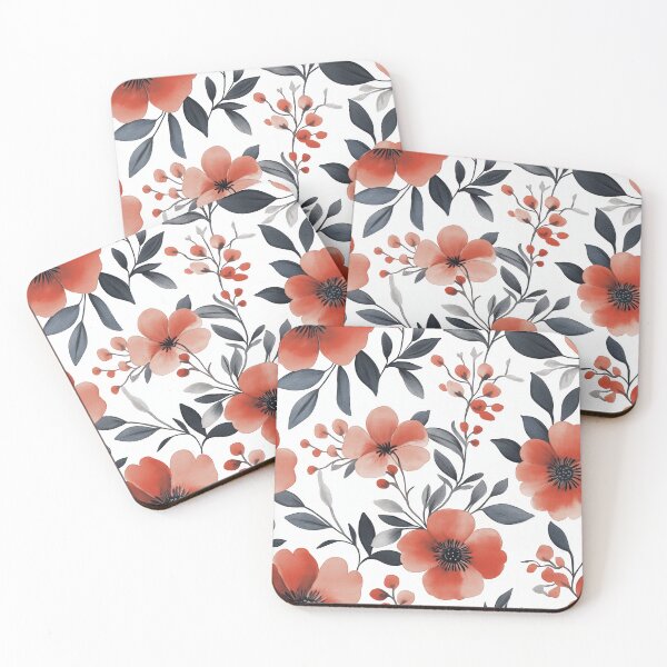 Item preview, Watercolor Art of Native Australian Flora, Red Poppy Flower designed and sold by PapuruDesigns.
