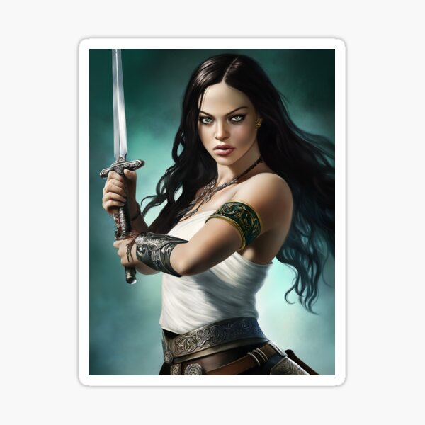 The Woman Warrior by Classic Visions Gallery Sticker