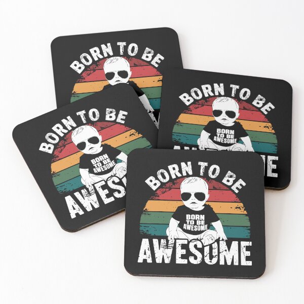 Item preview, born to be awesome shirt designed and sold by CanvaSnap ⭐⭐⭐⭐⭐.