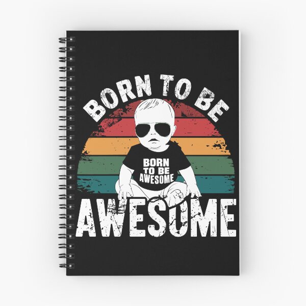 Item preview, born to be awesome shirt designed and sold by CanvaSnap ⭐⭐⭐⭐⭐.